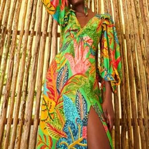 Farm Rio Colorful Midi Dress